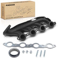 A-Premium Right Exhaust Manifold W/Gasket, Studs & Nuts & Heat Shield Compatible with Chevy, GMC & Cadillac - Silverado 1500 2500 3500, Express, Suburban, Tahoe, Avalanche,Sierra, Escalade & More