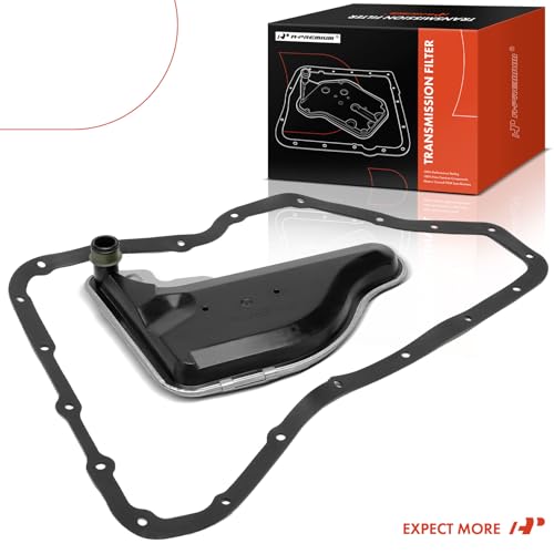 A-Premium Automatic Transmission Fluid Filter with Pan Gasket, Compatible with Chevry, Buick, Cadillac, Oldsmobile & Pontiac - 1991-2011 - Equinox, Malibu, Impala, LaCrosse, Regal, Grand Am & More