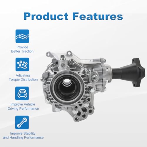 zayody Transfer Case Assembly Compatible with Infiniti JX35 2013 Nissan Murano 2009-2014 V6 3.5L AWD CVT Front Differential Transfer Case Replacement for ‎33100-JP11C 33100-JP00B 33100-JP01C 412-51337