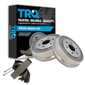 TRQ Rear Brake Drum and Shoe Kit for Chevrolet GMC