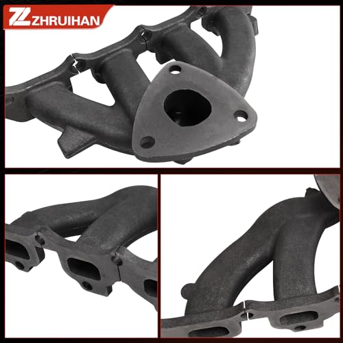 ZHRUIHAN Exhaust Manifold Kit Includes Required Gaskets and Hardware Compatible with captiva sport 2013-2015 2.4L, equinox 2013-2014 2.4L, terrain 2013-2014 2.4L, Reference OE: 674561 12633603