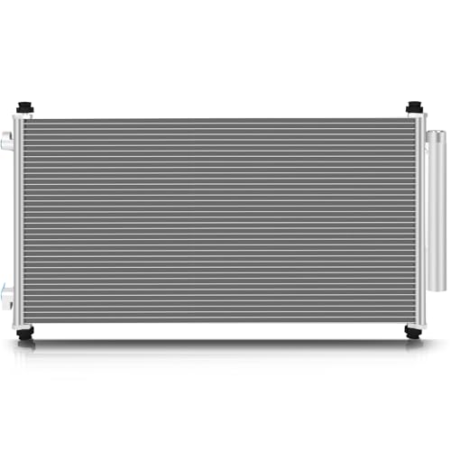SCITOO Air Conditioning A/C Condenser for Fits for 3599 - Compatible with 2007-2011 for Honda CR-V L4 2.4L, w/Receiver Drier; OE 3599