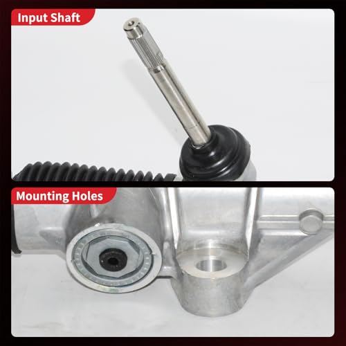 PHOBOOS Manual Steering Rack and Pinion Assembly Compatible with Nissan Rogue 2014-2019, Rogue Sport 2017-2019, New Unit, Leak Resistance, Direct Fit, Ref. 1G-3027