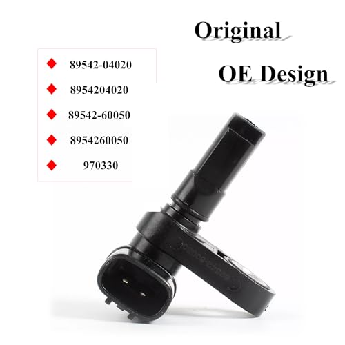 ABS Wheel Speed Sensor - Front Rear Right Left Compatible for Toyota Tacoma 2005-2018 4Runner 2003-2019 FJ Cruiser 2007-2014 Land Cruiser 2008-2018 OE#89542-04020, 8954204020, 89542-60050
