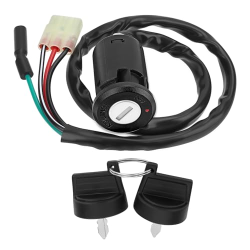 M MATI Ignition Key Switch for Honda Recon 250 1997-2020 TRX250EX TRX250X 2001-2023 TRX400EX 1999-2004 FourTrax 200 TRX200/TRX200D 1990-1997 35100-HM8-000 35100-HN6-A30 35010-HF1-670 35100-HN1-000