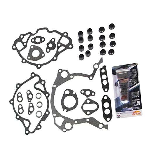 Partsflow Full Engine Gasket Set Compatible With 1963-1982 Ford 260 289 302 V8 4.3L 4.7L 5.0L, 260-1125