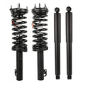 MOSTPLUS 171377L 171377R 181377L 181377R Front and Rear Complete Strut Assemblies Compatible for 2005-2010 Jeep Grand Cherokee EXCEPT SRT8 / 2006-2010 Jeep Commander
