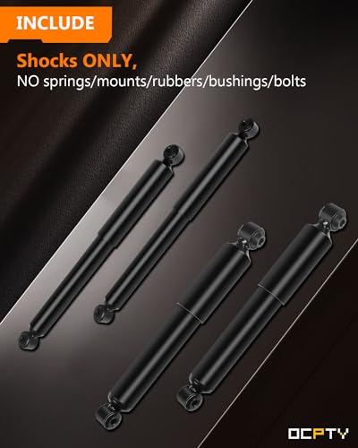 KG4159 911259 Front Rear Shocks Struts for Dodge 2WD 4WD, OCPTY Shock Absorbers Fits 2007 2008 2009 for Chrysler for Aspen | 2004 2005 2006 2007-2009 for Dodge for Durango Amortiguadores 911260 KG4160