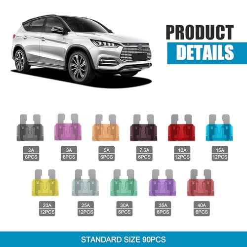 Bawkars 300 PCS Mini Fuse Kit, Car Fuses Assortment Automotive Kit, Mini Blade Fuses with Puller (2A/3A/5A/7.5A/10A/15A/20A/25A/30A/35A/40A), Universal for Most Cars (Multicolored)