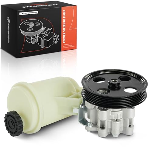 A-Premium Power Steering Pump, with 6-Groove Pulley & Reservoir, Compatible with Ram 1500 2011 2012, 5.7L