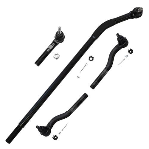 Detroit Axle - 10pc Suspension Kit for 2007-2017 Jeep Wrangler, 2018 Wrangler JK, 4 Front Upper & Lower Ball Joints 2 Rear Sway Bars 4 Inner Outer Tie Rod Ends Replacement