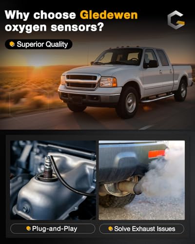 O2 Sensor Upstream Downstream 2Pcs | Oxygen Sensor for Ford F150 F250 Ranger Expedition Explorer Escape, Mazda Tribute, Lincoln & More Replace# 15717, 15716, 15664, ZZC318861