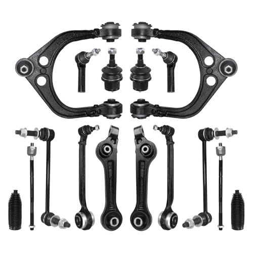 HAWK BROTHER Front Control Arm Lower Ball Joint Sway Bar Tie Rod End Assembly Compatible with 2011-2014 Chrysler 300 RWD Dodge Charger & Challenger 15-19 Charger Challenger（V8)-16pcs Suspension Kit