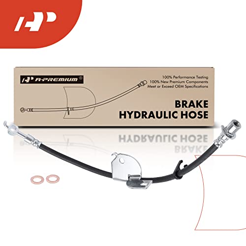 A-Premium Front Passenger Side Brake Hydraulic Hose Compatible with Ford Models - For F-150 F150 2012 2013 2014