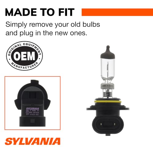 SYLVANIA - 9006 XtraVision Halogen Headlight Bulb - High-Performance Car Headlight - Replacement Halogen Light - For Automotive - 2 Bulbs