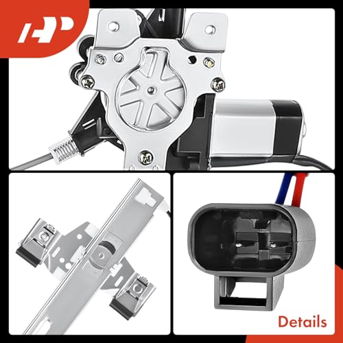 A-Premium Electric Power Window Regulator with Motor Compatible with Hummer H2 2003-2009 Rear Right Passenger Side