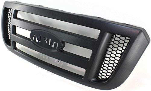 Garage-Pro Grille Assembly Compatible with 2006-2011 Ford Ranger Textured Gray Shell with Black Insert