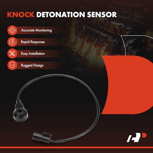 A-Premium Ignition Knock Detonation Sensor Compatible with Jaguar S-Type 2003-2005, Super V8 2005, Vanden Plas/XJ8/XJR 2004-2005, X-Type 2002-2008, XK8/XKR 2003-2006
