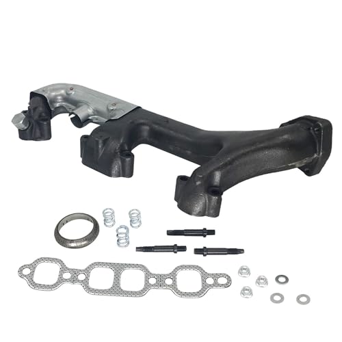 Exhaust Manifold Pair Left & Right Side Compatible With Chevrolet C1500 C2500 C3500 K1500 K2500 K3500 1988-1995 Compatible With GMC C1500 C2500 C3500 K1500 K2500 K3500 1988-1995 674-156 674-157