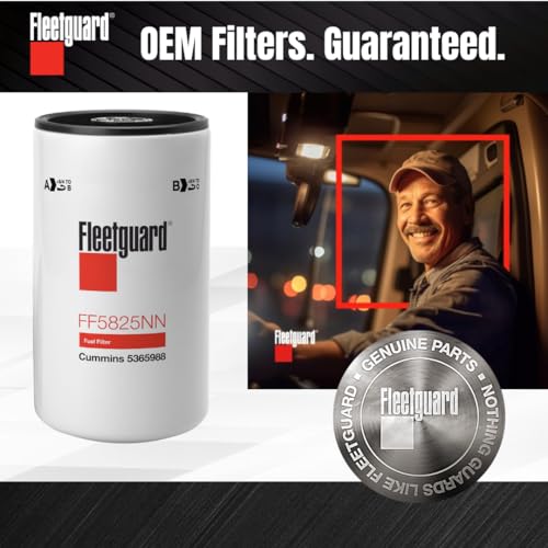 FF5825NN Fleetguard Fuel Filter - Genuine OEM filter for Cummins ISX15 & ISX12 engines - 1 Pack