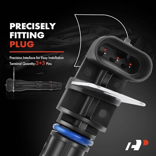 A-Premium Engine Camshaft Crankshaft Position Sensor Compatible with Chevrolet Silverado & GMC Sierra & Cadillac Escalade & Buick Rainier & Hummer H2 & Isuzu Ascender & Pontiac Firebird & Avanti II