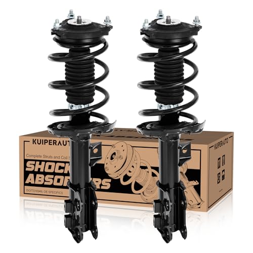 KUIPERAUTO 2PCS Front Pair of Complete Struts & Coil Springs Compatible for 2015-2020 Hyundai Sonata Kia Optima, Replace 183073 183072