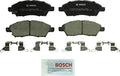 BOSCH BC1592 QuietCast Premium Ceramic Disc Brake Pad Set - Compatible with Select Nissan Versa, Versa Note; FRONT