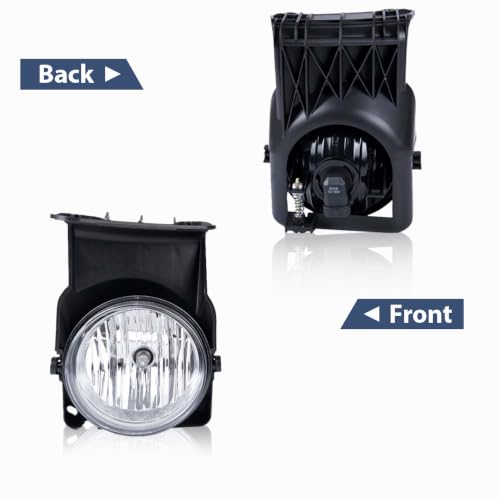 PIT66 Fog Lights, Assembly Left/Right Clear Lens + Wire Harness