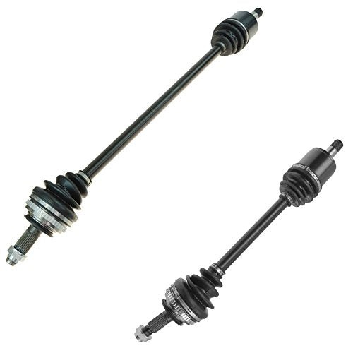 TRQ Front Driver and Passenger Side CV Axle Assembly Set 2 Piece Compatible with 1992-1998 Honda Civic 1999-2000 Civic DX