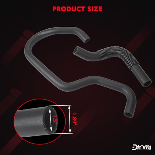 Dtomi Engine Upper & Lower Radiator Coolant Hose, Coolant Water Pipe Compatible With Chevy GMC Cadillac Vehicle Silverado Escalade Avalanche Suburban Sierra Yukon 2007-2014 Replace# 22827731 22827735