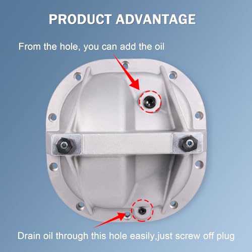 RALBDX 8.8 Differential Cover Rear End Girdle System Compatible with Ford Mustang 1979-2004, F-150, Explorer Sport Trac, Bronco, Ranger, Panther 8.8" rear diff cover & Hardware