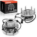 A-Premium 2 x Front Wheel Bearing and Hub Assembly with ABS & 6-Lug Compatible with Chevy GMC Buick - 2002-2009 - SSR, Trailblazer (EXT), Envoy (XL XUV), Ascender, Bravada, Rainier