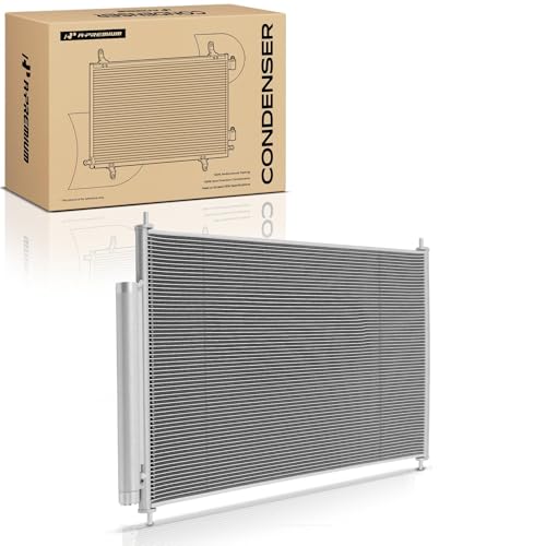 A-Premium Air Conditioning A/C Condenser Compatible with Honda Pilot 2009-2015 3.5L, Sport Utility, Replace# 80110SZAA01