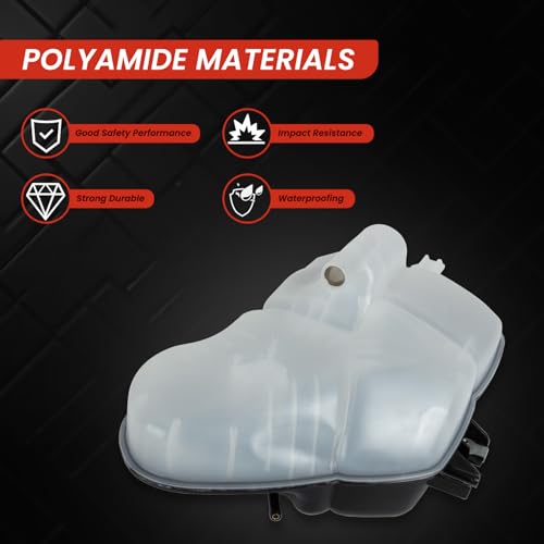 603-217 Engine Coolant Reservoir Tank Compatible with 2003-2007 Ford F250 F350 F450 F550 Super Duty | Excursion Expansion Tank with Cap Replaces 3C3Z8A080AE 6C3Z8A080B