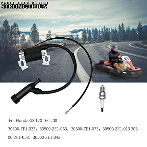 STRONGTHIUM 212cc GX160 Ignition Coil Assemlby for Predator 212 224cc Honda GX200 GX120 GX140 Coleman 196cc 5.5 6.5 hp