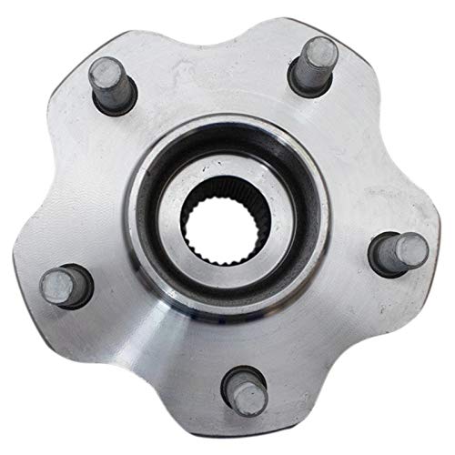 TRQ Rear Left and Right Wheel Bearing and Hub Assembly 2 Piece Set Compatible with 2003-2006 Infiniti G35 / 2007 G35 Coupe Only / 2003-2009 Nissan 350Z