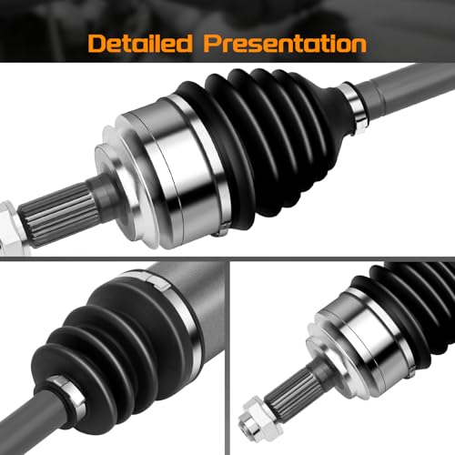 BRTEC Front CV Axle Shaft Assembly Compatible with Honda Civic L4 1.8L 2006-2015 Automatic Transmission, Not Manual or CVT - Driver Side, 66-4232