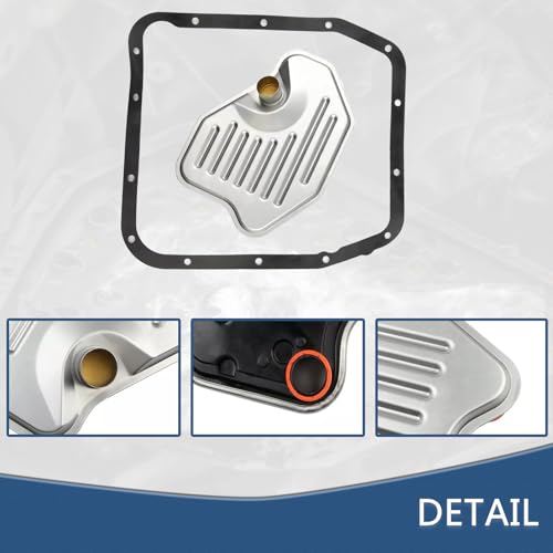 4R70E 4R70W 4R75E 4R75W Automatic Transmission Oil Filter kit Compatible with E150 E250 E350 F150 F250 EXPEDITION EXPLORER MUSTANG Replaces# F6AZ7A098A