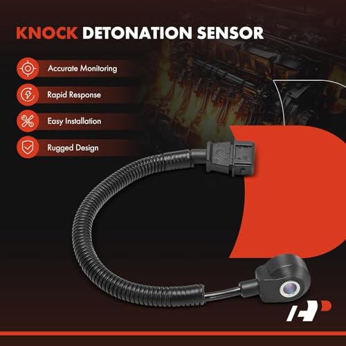 A-Premium Ignition Knock Detonation Sensor Compatible with Hyundai Sonata 1999-2005, Santa Fe 2001-2006, Tucson 2005-2009, Tiburon 2003-2008 & Kia Optima 2001-2005, Sportage 2005-2010, Magentis 01-04