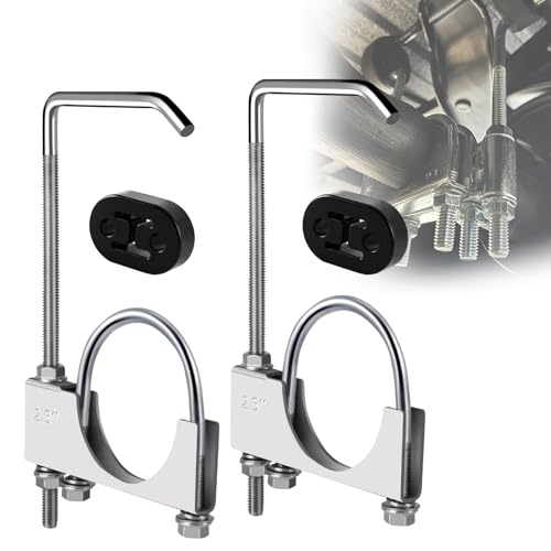 COROTC 304 Stainless Steels 2.5” Exhaust Hangers,Muffler Hangers(2Pcs 2.5")