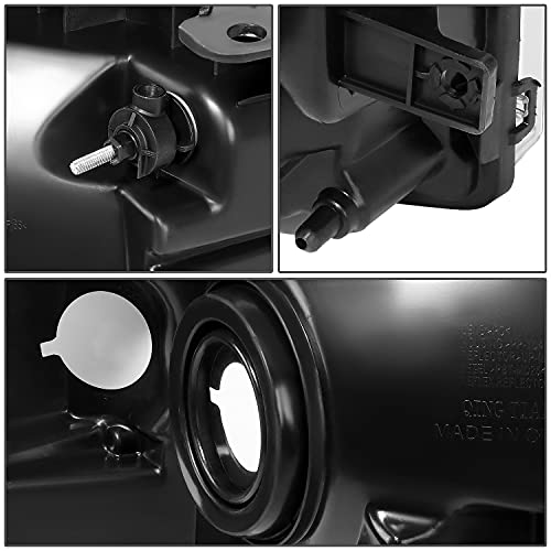 DNA MOTORING HL-OH-F1509-CH-AM Chrome Amber Headlights Replacement Compatible with 09-14 F-150