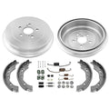 Rear Brake Drums & Brake Shoes Springs 4pc Kit Replacement Parts For Toyota Corolla 2009 2010 2011 2012 2013 2014 2015