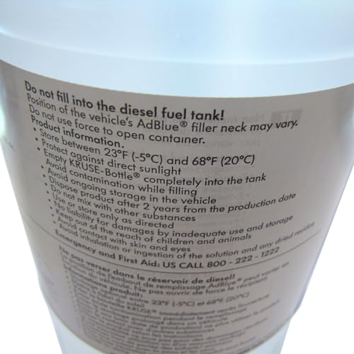 Atlantic British Ltd. AdBlue Diesel Exhaust Fluid 83190441139, Compatible with BMW Models, Original Equipment DEF SCR, Half-Gallon / 64oz Bottle, Diesel Vehicles Only