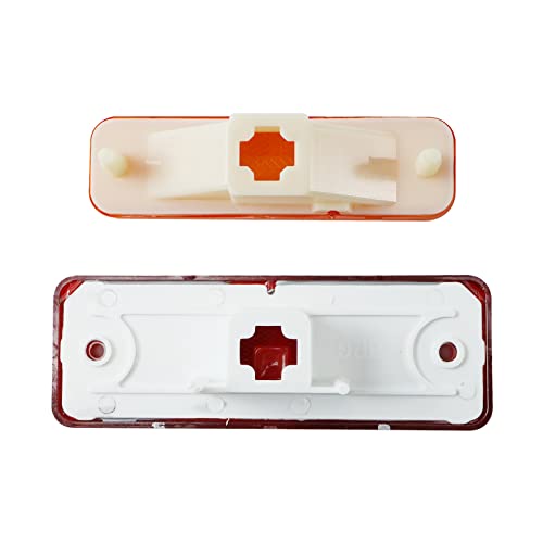 LAFORMO El Camino Side Marker Light - Set of 4 Front and Rear Side Marker Lens Light Compatible With 1982 1983 1984 1985 1986 1987 Chev-y El Camino,GM-C Caballero #913417, 929986