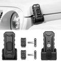 Locking Hood Latch with Keys, Jeep Hood Latch Compatible with 2018-2026 Jeep Wrangler JL JLU Jeep Gladiator JT, Anti-Theft Hood Lock Catch Latch Accessories, Dust & Water Resistant, 1 Pair(Not for JK)