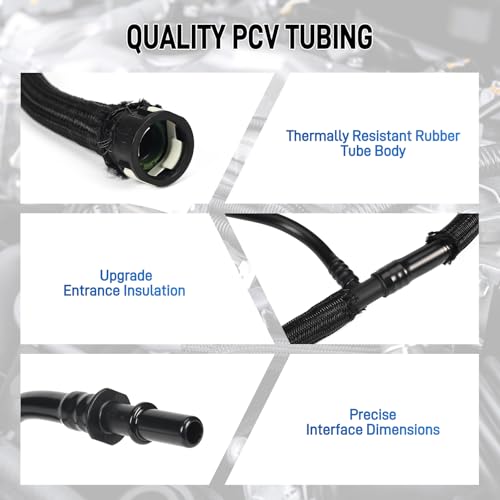 5pcs 12640659 12637666 12673862 12665644 12685407 PCV Valve & Tube Kit