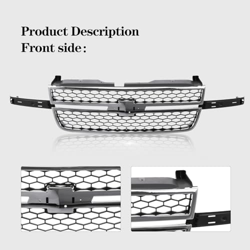 Perfit Liner Front Grille Assembly For 03-06 Chevy Silverado (07 Classic)