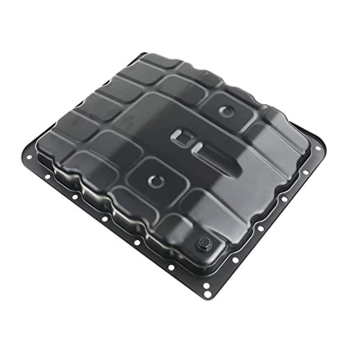A-Premium Transmission Oil Pan with Plug Compatible with Nissan Frontier 2005-2008/2010-2014/2017, Pathfinder 2005-2008 2010-2012, Titan 2004-2008 2010-2013, Armada 2005/2007/2010-2013, Xterra, 350Z
