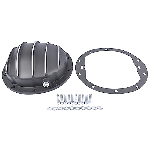 Aluminum Ring Gear DIff 10 Bolt Cast Differential Cover 8.5 & 8.6'' Replacement for Chevy Sierra Silverado 1500 Camaro