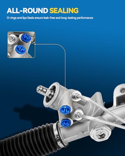 PHILTOP Power Steering Rack and Pinion Compatible with Chevy Camaro 1998-2002 All Models, Pontiac Firebird 1998-2002 All Models, Hydraulic Rack and Pinion Replace 22-185